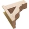 Ekena Millwork 8-in W x 22-in D x 22-in H Funston Block Rough Cedar Woodgrain TimberThane Outlooker, Primed Tan OUTUR080X22X22FST44RCPR - alternate 3